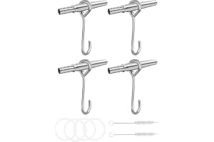 Maple Tapping Kit, Maple Syrup Tree Tap, Stainless Steel Spiles, Food Grade Material, Reusable Brushes for Families and Hobbyists, 3.28ft Tubes Silver 4 Sets 2 Brushes