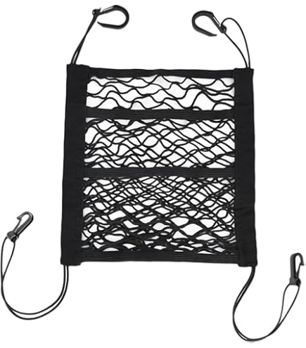 Auto-Netz Für Haustiere - 3-stufige Barriere Mit Taschen