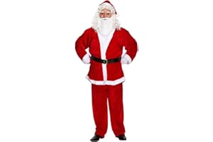 FANCY DRESS VIP Mens Adult Deluxe Santa Suit Fancy Dress Costume Plus Size XXL