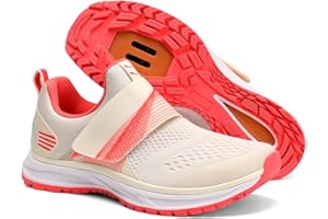 Pairobin Cycling Shoes Women's Indoor Cycling Shoes - Outdoor Cycling Shoes Comfortable and Breathable - Compatible with SPD Cleats