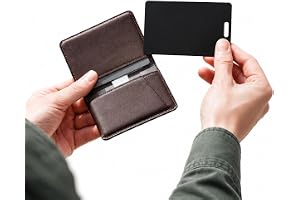 Smart Tracker Card compatible with Apple Find My, Android FindEasy Support, GPS Wallet Tracker with Wireless Charging, Waterproof, Ultra Slim, Bluetooth Tracking Card for Wallet, Luggage, Passport