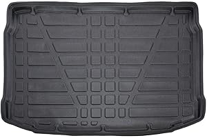 J&J AUTOMOTIVE SCOUTT | Vasca Bagagliaio Proteggi Baule In TPE Su Misura Per 207 5-Porte Berlina 2006-2012, Bordo 4cm, Antiscivolo, Inodore, Arrotolabile