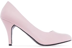 Andrés Machado - Buty damskie na wysokich obcasach - Cienkie obcasy - AM422 - Styl retro - Małe, średnie i duże rozmiary - Bez sznurówek - Miękkie obcasy - Rozmiary od 32 do 46 EU