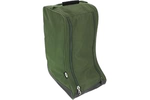 DNA LEISURE NGT Carp Fishing Boot Bag Wellington Style Twin Zipped Waterproof Green