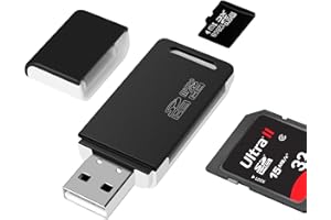 Czytnik kart SD, adapter AIYEEN USB2.0 OTG 2 w 1, adapter karty pamięci ze smyczą do karty pamięci TF, SD, SDHC, SDXC