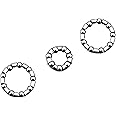 CYCLEZ Rear Coaster Brake Hub Bearings 7/32" x 9 (2X) and 1/4" x 7 (1x) for Bicycle Wheels, Kids Bikes, Lowrider Bikes, Beach Cruiser, Chopper, Stretch Bicycles, Complete Set