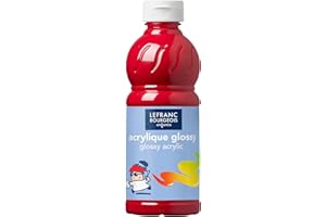 LEFRANC BOURGEOIS Lefranc & Bourgeois - Pintura acrílica. 500 ml, Rojo primario