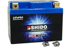 SHIDO LTX4L-BS LION -S- Batterie Lithium, Ion Blau (Preis inkl. EUR 7,50 Pfand)
