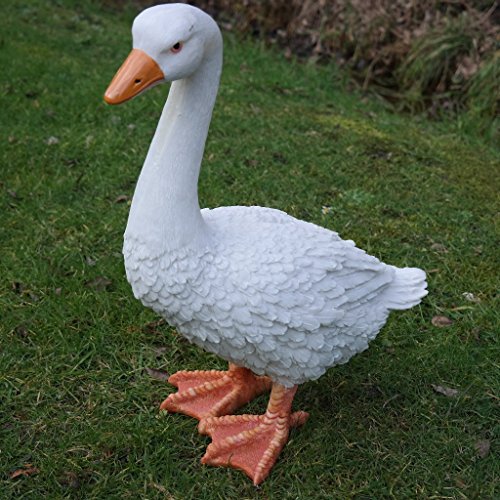 Dekofigur Gans Ente Vogel Erpel Tierfigur Deko Ostern Weihnachten GartenTeich - 7