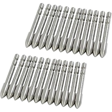Lot de 12 pointes de flèches larges pour tir à l'arc, 100