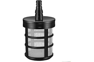 LATRAT Wysokociśnieniowa pompa wodna, filtr ssący do pralki, wąż ssący 1/2 cala, filtr dwuwarstwowy do rozpylaczy i pomp olejowych