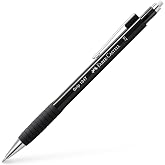 Faber-Castell Grip 1345/47 Versatil Kalem, 0.7 mm, Siyah, Ergonomik Tutuş, Yaylı U&ccedil;, Uzun Silgi, Modern Tasarım | Grip-Zone, 