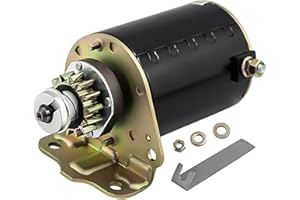 maXpeedingrods Motor de arranque para Briggs & Stratton, arrancador Tsarbo Motor de arranque de 12 V y 14 dientes para Cub Cadet para John Deere para Craftsman, etc. 693551 210807 215802 693552