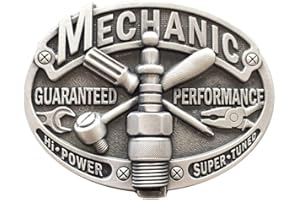 Piratenladen Buckle Mechanic, Mechatroniker, KFZ- Mechaniker, Schrauber, Gürtelschnalle