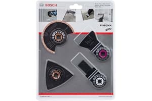 Bosch 2 608 661 695 - Set para alicatar, 4 piezas - ACZ 85 RT (1x); AVZ 78 RT (1x); ATZ 52 SC (1x); AIZ 20 AB (1x) (pack de 4)