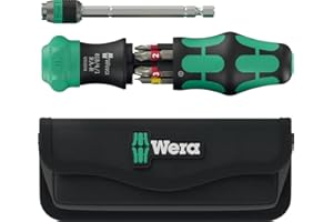 WERA Kraftform Kompakt 25 RA-R z etui, 6 części