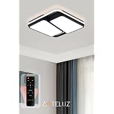 ARTELUZ Kesik Kare Model Modern Plafonyer Avize 50x50 cm 3 Renk Işık Dimmer Uzaktan Kumanda