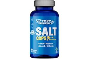 VICTORY ENDURANCE Salt Caps; 90 Capsules with an Extra Supply of Vitamins D and B1 with Sodium, Potassium, Chlorine, Calcium, Iron, Magnesium, Iodine, Copper, Manganese, Selenium