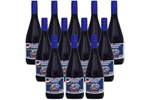 OBSTLAND-KELLEREI ALLACHER Allacher Zwetschken-Zimt-Punsch 10% vol, Fruchtglühwein trinkfertig – 12 x 0,75 l Flaschen – Winter Heißgetränk - Frucht Punsch – schmeckt wie am Weihnachtsmarkt