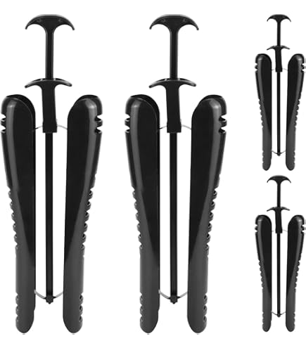 pickpiff Schoenenrek, staand metaal, zwart, schoenenrek, organizer voor 8 paar pickpiff Schoenenrek, staand metaal, zwart, schoenenrek, organizer voor 8 paar