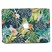 Produktbild MacBook Pro 15 Hülle 2017 & 2016, L2W Matte Print Tropical Palm Blätter Muster Hülle für neueste Macbook Pro 15 Zoll mit Retina Display passt Touch Bar und Touch ID (Modell: A1707) - Palm Blätter & Blume G