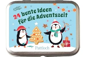 Pattloch Geschenkbuch 24 Bunte Ideen für die Adventszeit: Weihnachtliche Bastel-, Spiel- und Backideen für die Adventszeit. Kreative Beschäftigungen für Kinder ab 5 Jahren