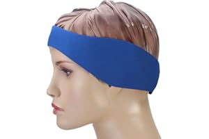 Tbest Children Adults Swimming Head Band Ear Neoprene Elastic Bandeau Adjustable for Swimming