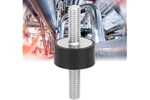 VIFERR M6 Gummihalterung, 4 Stück M6 Gummi Isolator Halterungen Schwingungsdämpfer Gummilager Stoßdämpfer Anti Vibration Silentblock Auto Boot Spulen (VV20*10 M6*18)