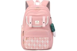 PROTAURI Sac à Dos Scolaire pour Enfants - Filles Garçons Cartable Stitch Collégien Lycéen Sac léger Livres Voyage Sac de Jour Décontracté pour Collège en Plein Air