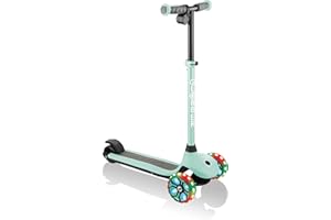Globber E Motion 4 Plus - 3 Wheel Electric kids Scooter - from 6 Years Plus - Dual Braking System - 2 Year Warranty