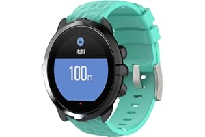 Shieranlee Correa de Reloj para Suunto Spartan Sport Muñequera HR Baro/Suunto 7, Suunto D5, Silicona Sport Watch Band Fitness Band para Suunto Spartan Sport Muñequera HR Baro/Suunto 9, Suunto D5