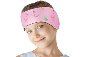 HeySplash Bandeau de Natation, Bandeau Cheveux en Néoprène Imperméable de Haute Élasticité, Serre-tête avec Le Motif Vivant pour La Natation et Le Surf