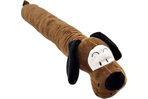 BSEICAL Boudin de porte - 90 cm - Coupe-vent pour bas de porte - Coussin décoratif - Boudin de porte - Marron