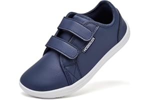 HOBIBEAR Kids Calzado Descalzo Ancho para niños niñas Outdoor Trail Running Minimalist Walking Ligeras Flexibles de Trail Shoes