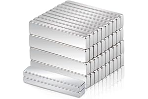 DGDUBRB 42Pcs Strong Fridge Magnets, 20x4x2mm Neodymium Bar Magnets Heavy Duty, Small Rectangle Magnet s, Muti-Use Whiteboard Magnet s for Crafts, Fridge, Refrigerator, DIY, Office