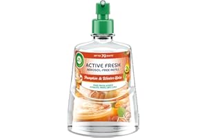 AIRWICK Air Wick Aerosol-Free Automatic Air Freshener Spray, Pumpkin & Winter Spice, Refills, 24 x 7 Active Fresh Odour Neutraliser, Lasts Up to 70 Days