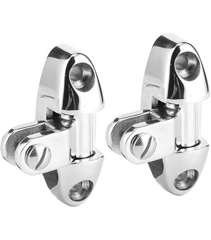 Lot De 4 Capots De Bateau Inox 316 Avec Broche Dégagement Rapide - Charnières Pont