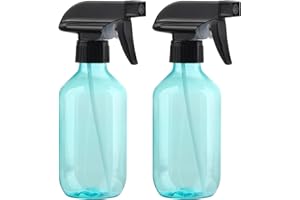 D Dymoece Lot de 2 flacons pulvérisateurs en plastique rechargeables de 300 ml pour plantes, jardin, nettoyage des animaux domestiques, coiffeurs, soins de voiture