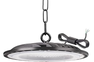Tayire 100W Naves Industriales LED, 10000LM UFO Lámpara Alta Bahía IP65 Campana Industrial UFO Foco LED Taller Lámpara para Fábricas, Aeropuerto, Patio, Restaurante