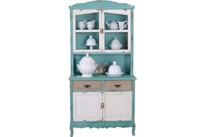 PALAZZO INT Küchenvitrine Shabby Chic Vitrina Bufet Armario Vitrina Buffet de Cocina (a + B) Palazzo Exclusivo