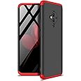 Designerz Hub® Vivo S1 Pro Cover Case Ull Body 3 in 1 Slim Fit Complete 3D 360 Degree Protection Hybrid Hard Bumper Back Case Cover for Vivo S1 Pro - (Black & Red)
