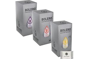 WOMANDA Bolero Getränkepulver - Eistee Bundle - 3x 12-er Packung (36 x 0,50 Liter)