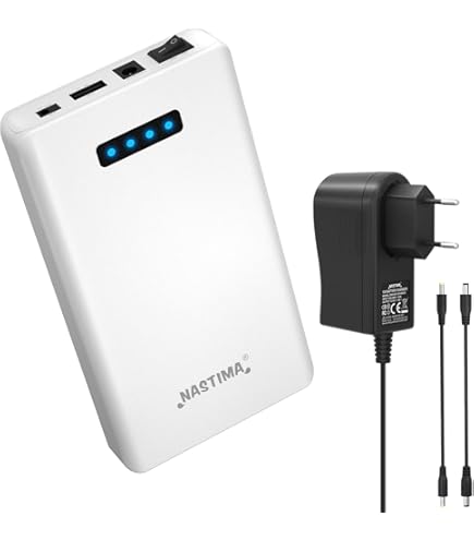 AFTERTECH Mini UPS Powerbank Lithium-accu 12 V 6000 mAh 72 Wh D4E3
