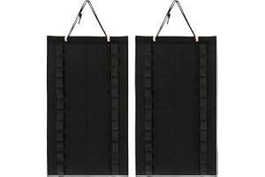 Dickly Organisateur de Ceintures d'arts Martiaux, 2 Pièces, Présentoir Suspendu pour Judo, Boxe MMA