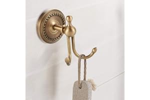 Alvinlite Soporte de Pared, baño Antiguo, Puerta de latón, toallero, Perchero, Ropa montada en la Pared, Abrigo, Sombrero, Gancho, artículos para el hogar