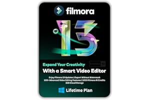 WONDERSAHRE Wondershare Filmora 12 | WIN | 1 Gerät | (Product Keycard) Lebenslange Lizenz | Aktivierungscode per Post