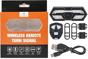 PALMCEE LED Rear Bike Tail Light, 1 Pack Cycling Taillights Indicator, USB Rechargeable Bicycle Taillights with 6 Modes Lighting Waterproof Bike Back Light for All Mountain Road Cycle