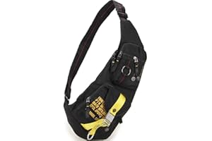 Xieben Sac à bandoulière vintage en cuir pour homme et femme