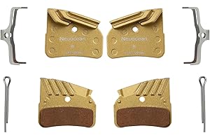 NEUOCEAN 2 paia di pastiglie per freni a disco con aletta di raffreddamento, pastiglie per freni compatibile con Shimano BR-M9120, BR-M8120, BR-M7120