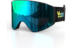 Inuito Skibrille, Snowboardbrille, OTG-Skibrille mit UV400-Schutz, Antibeschlag, Blendschutz, REVO-Tech-Skibrille, geeignet z